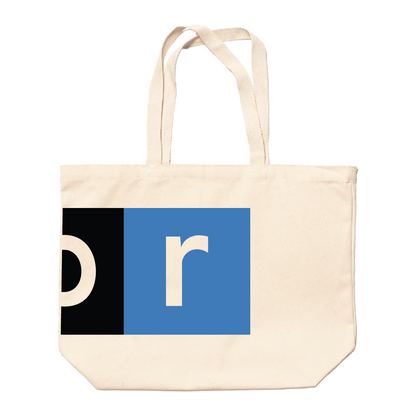NPR Full Color Logo Wrap-Around Jumbo Tote Bag