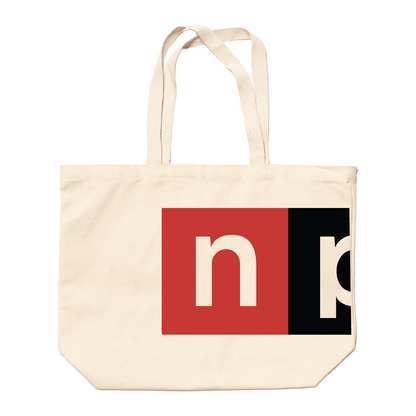 NPR Full Color Logo Wrap-Around Jumbo Tote Bag