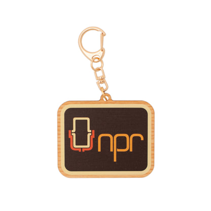 NPR 70s Logo Keychain
