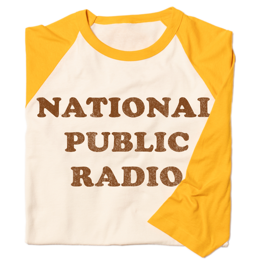 NPR Retro 70s Cooper Raglan Tee