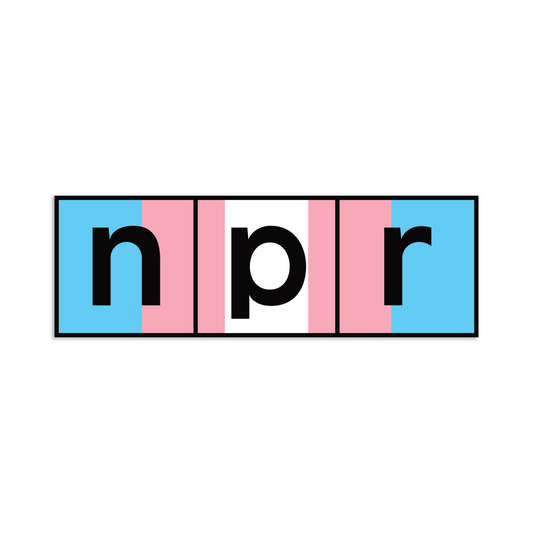 NPR Trans Logo Sticker