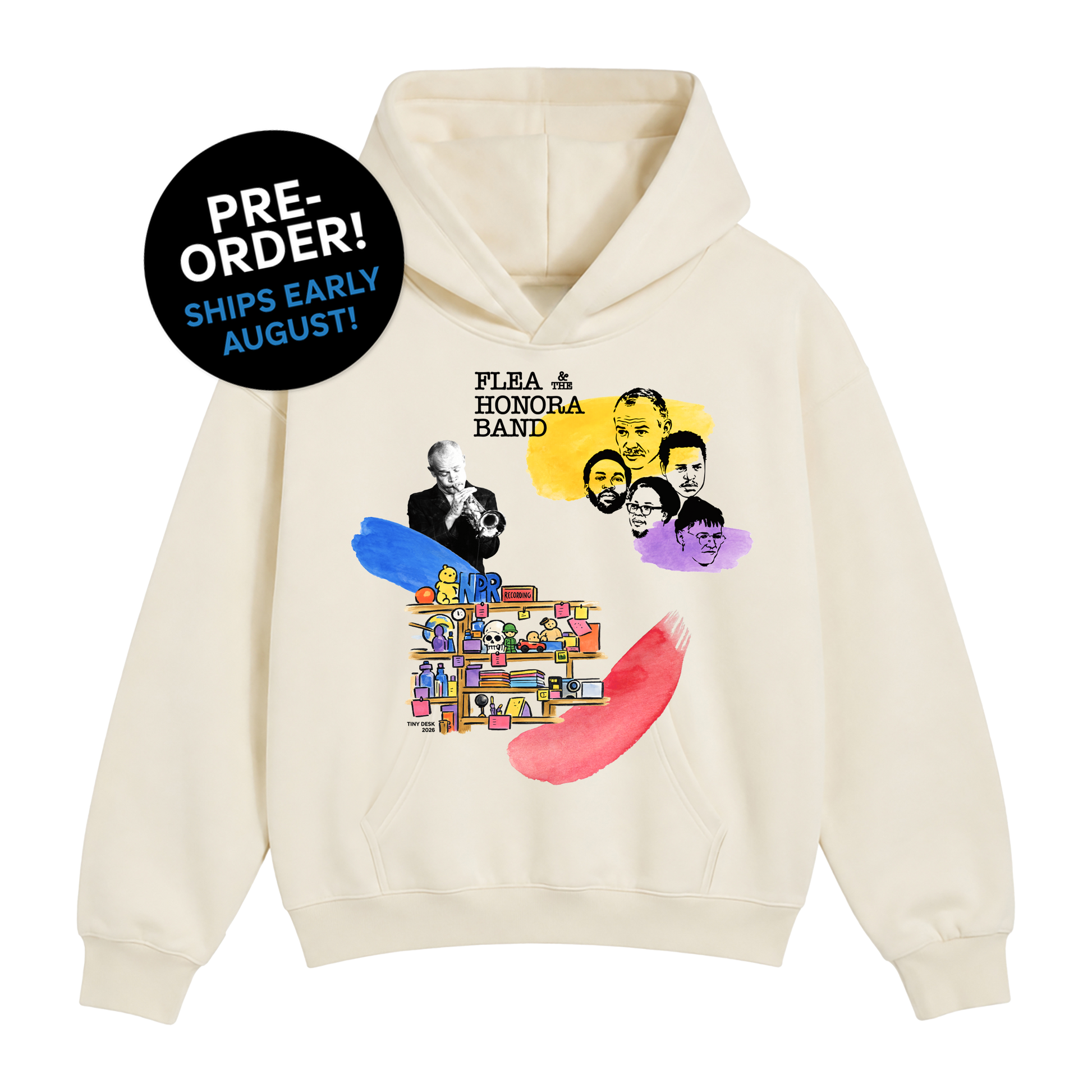 Tiny Desk Concerts Flea x NPR Hoodie – National Public Radio, Inc. Tiny Desk Concerts Flea x NPR Hoodie – National Public Radio, Inc.