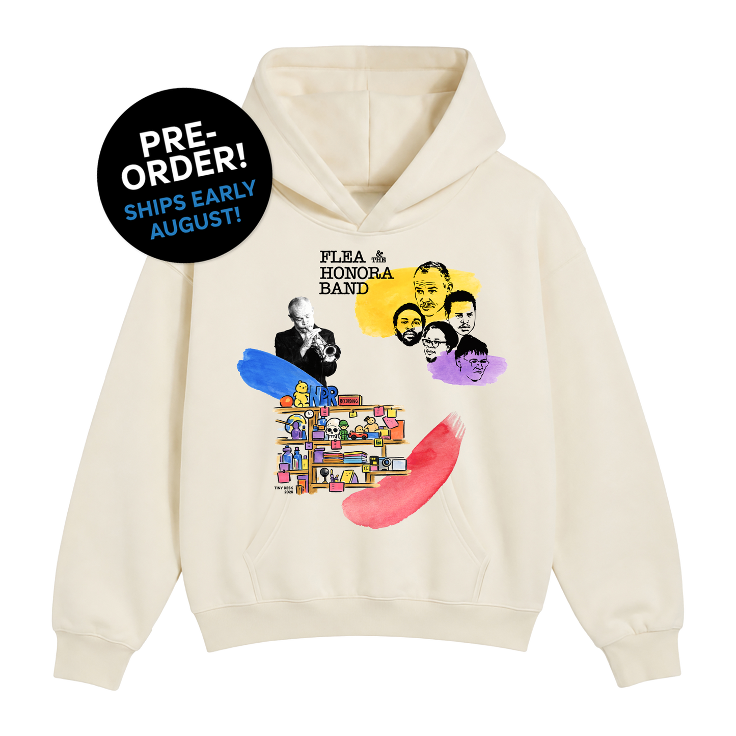 Tiny Desk Concerts Flea x NPR Hoodie