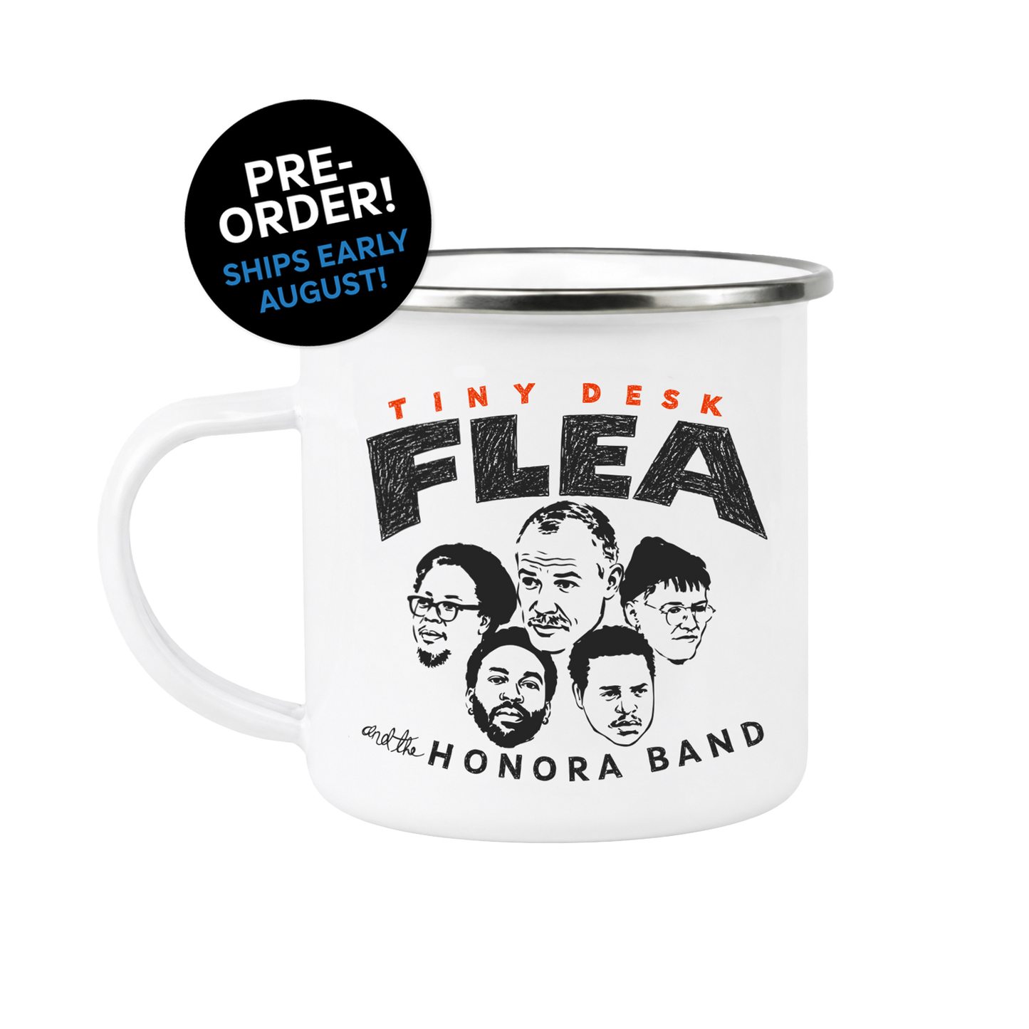 Tiny Desk Concerts Flea x NPR Enamel Mug
