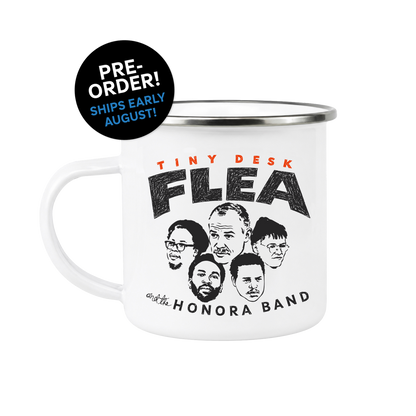Tiny Desk Concerts Flea x NPR Enamel Mug