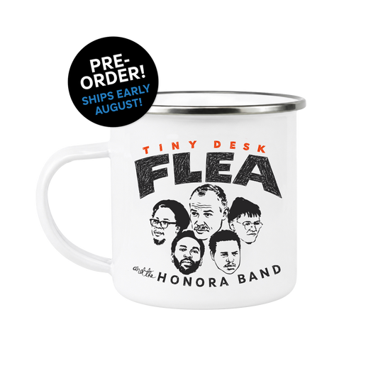 Tiny Desk Concerts Flea x NPR Enamel Mug