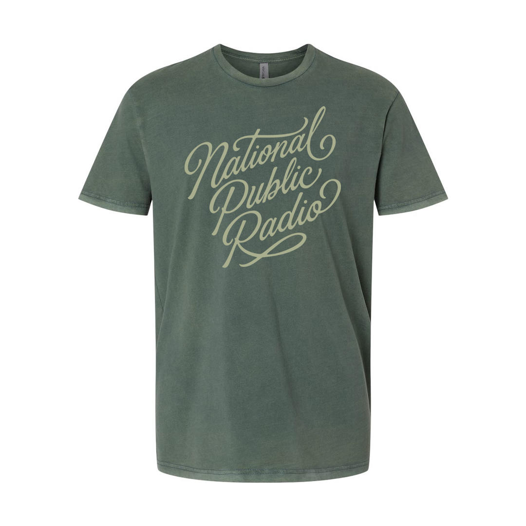 National Public Radio Script Tee