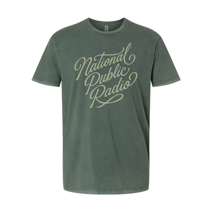 National Public Radio Script Tee