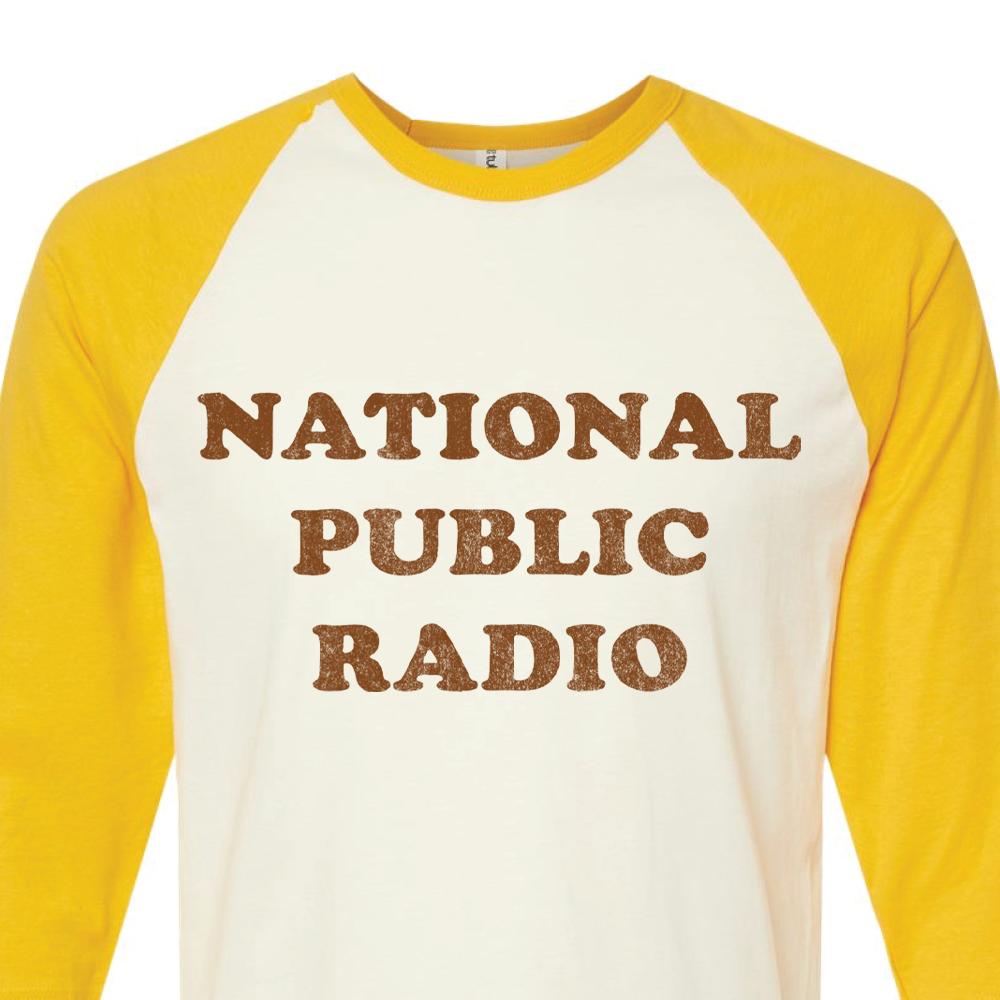 NPR Retro 70s Cooper Raglan Tee
