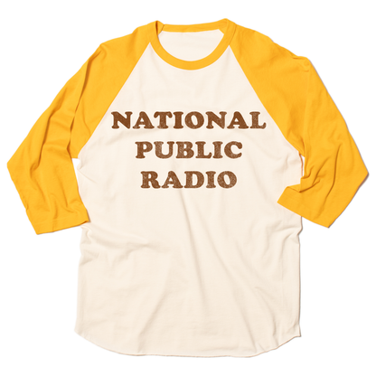 NPR Retro 70s Cooper Raglan Tee