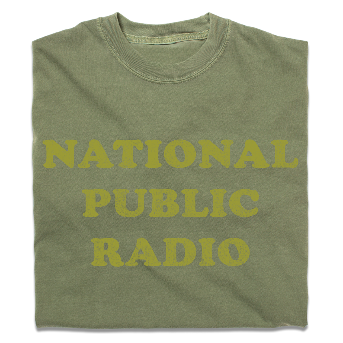 NPR Retro 70s Cooper Garment-Dyed Tee