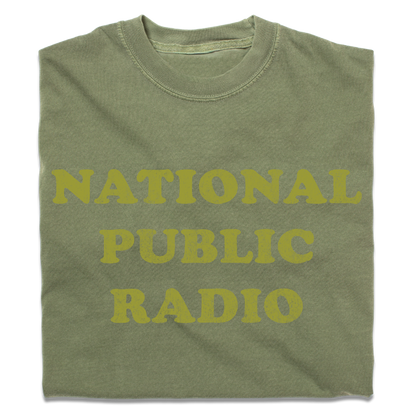 NPR Retro 70s Cooper Garment-Dyed Tee