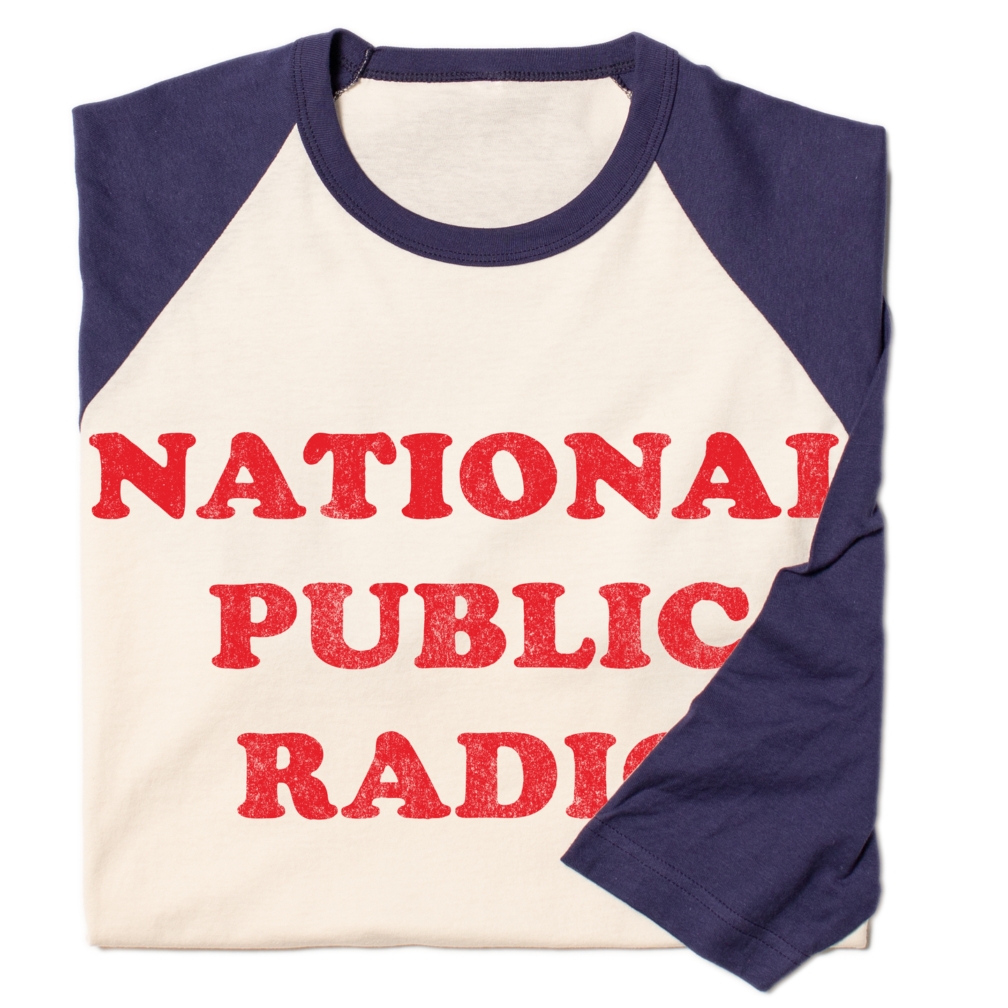 NPR Retro 70s Cooper Raglan Tee