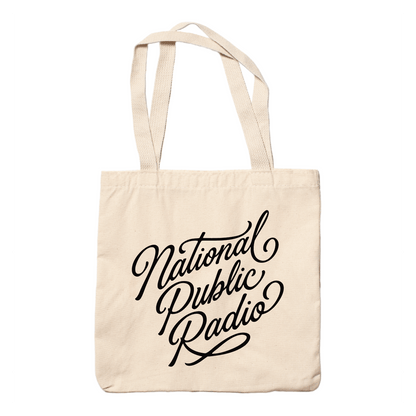 National Public Radio Script 2-Sided Tote Bag