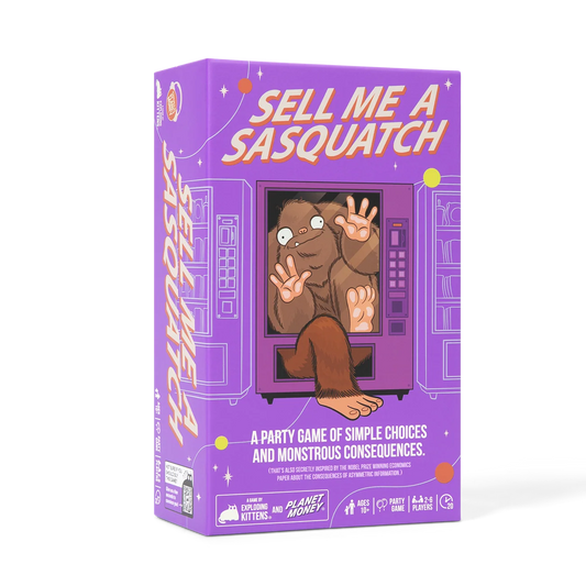 Planet Money SELL ME A SASQUATCH Board game