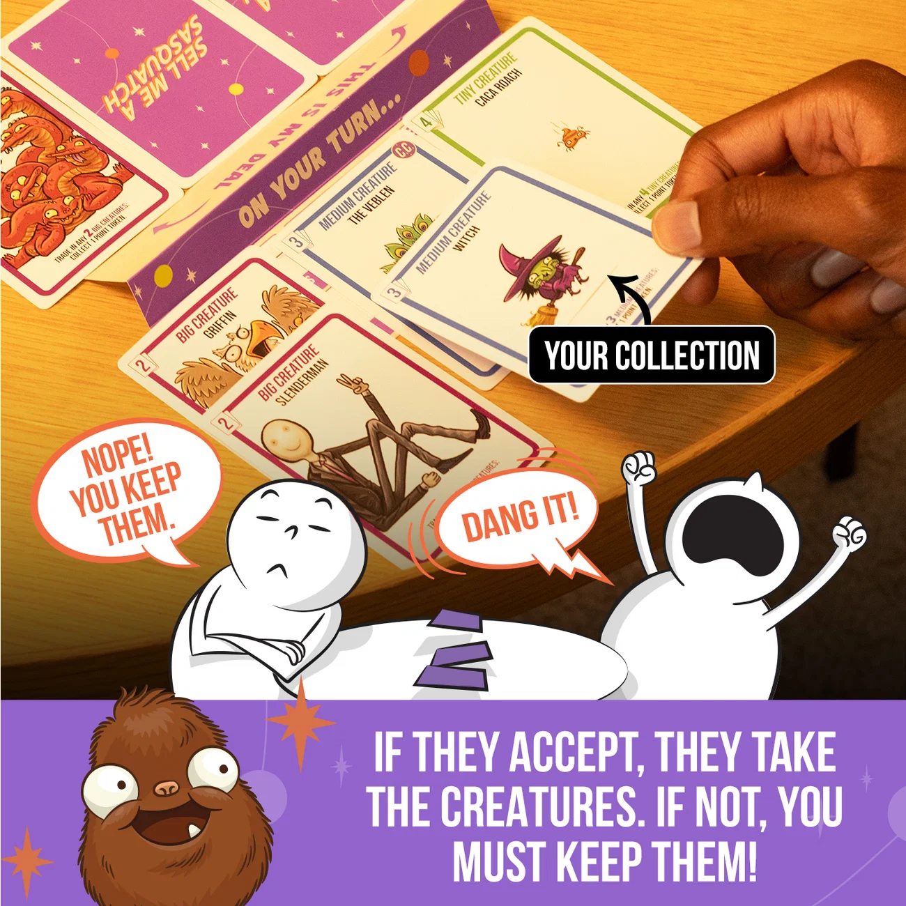 Planet Money SELL ME A SASQUATCH Board game