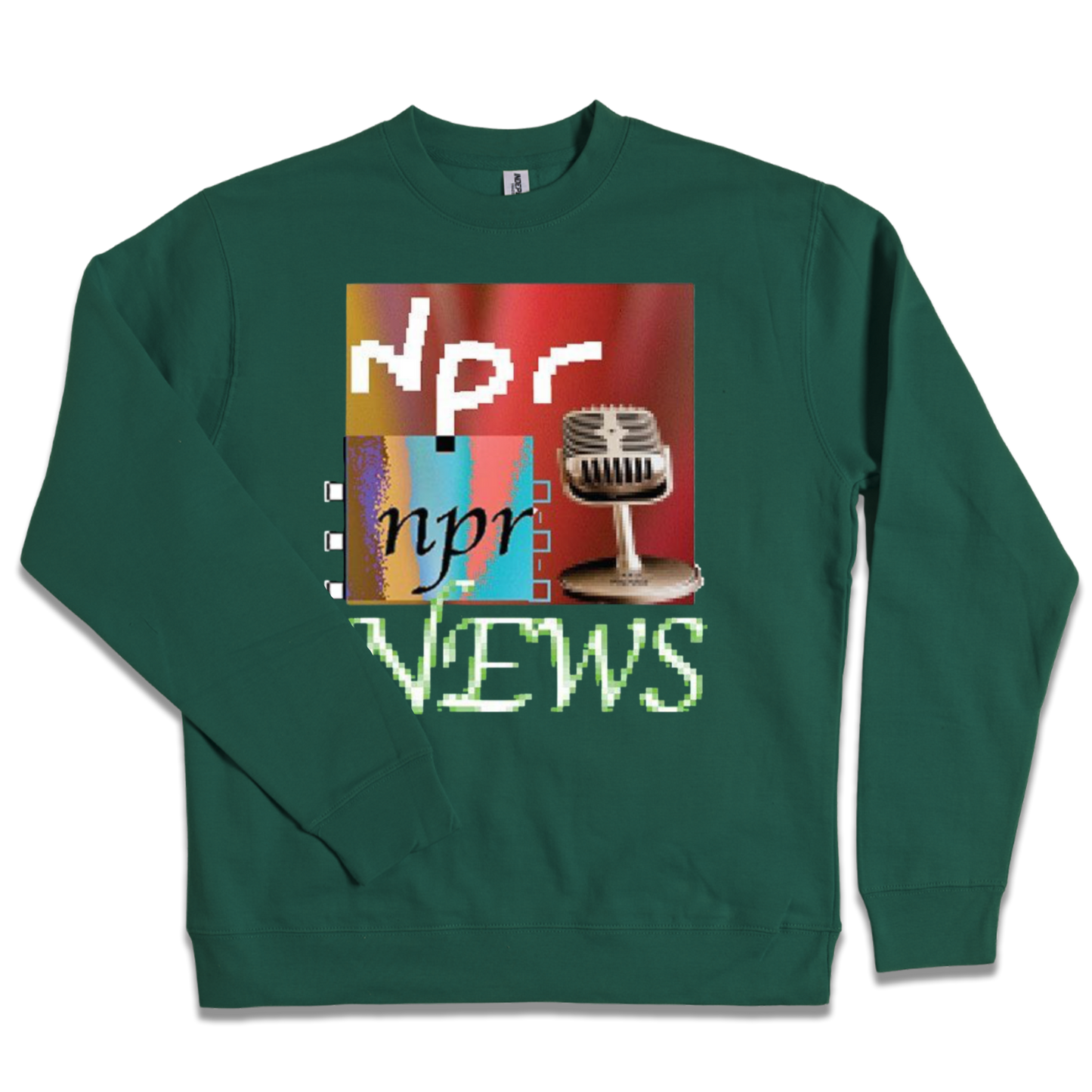 Planet Money NPR Collage Crewneck Sweatshirt