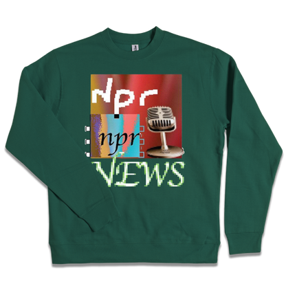 Planet Money NPR Collage Crewneck Sweatshirt