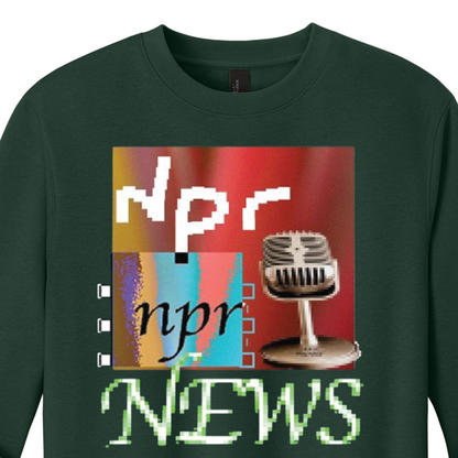 Planet Money NPR Collage Crewneck Sweatshirt