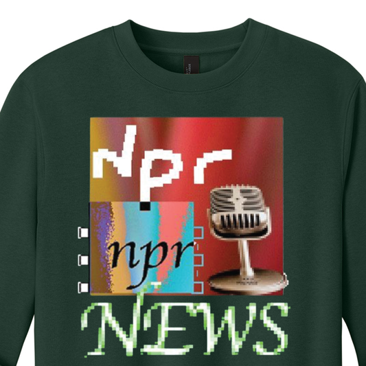 Planet Money NPR Collage Crewneck Sweatshirt
