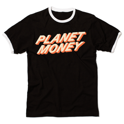 Planet Money Text Logo Ringer Tee