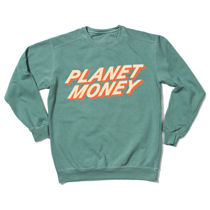Planet Money Text Logo Crewneck Sweatshirt