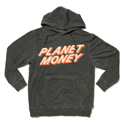 Planet Money Text Logo Pullover Hoodie