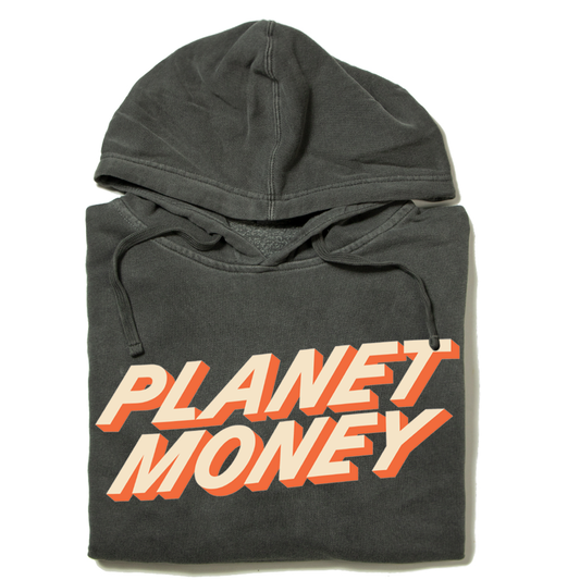 Planet Money Text Logo Pullover Hoodie