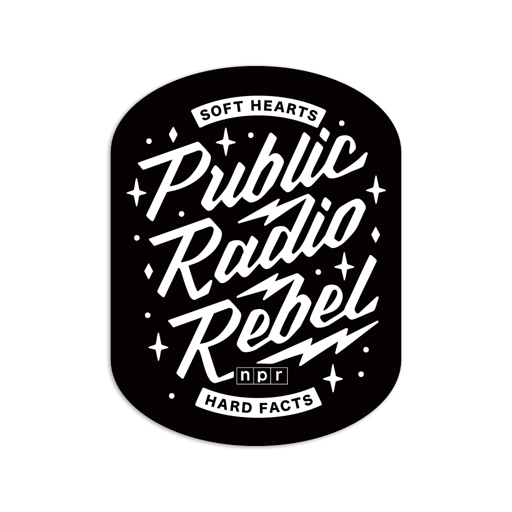 Public Radio Rebel Sticker
