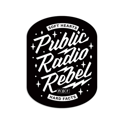 Public Radio Rebel Sticker