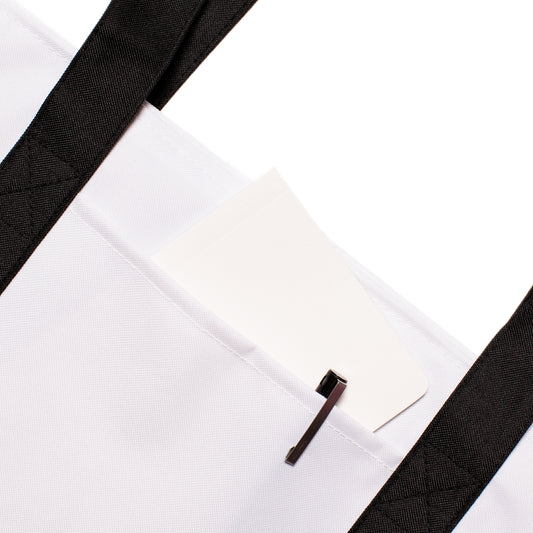 NPR Logo Giant Zipper Top Tote Bag