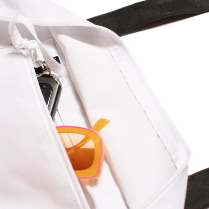 NPR Logo Giant Zipper Top Tote Bag