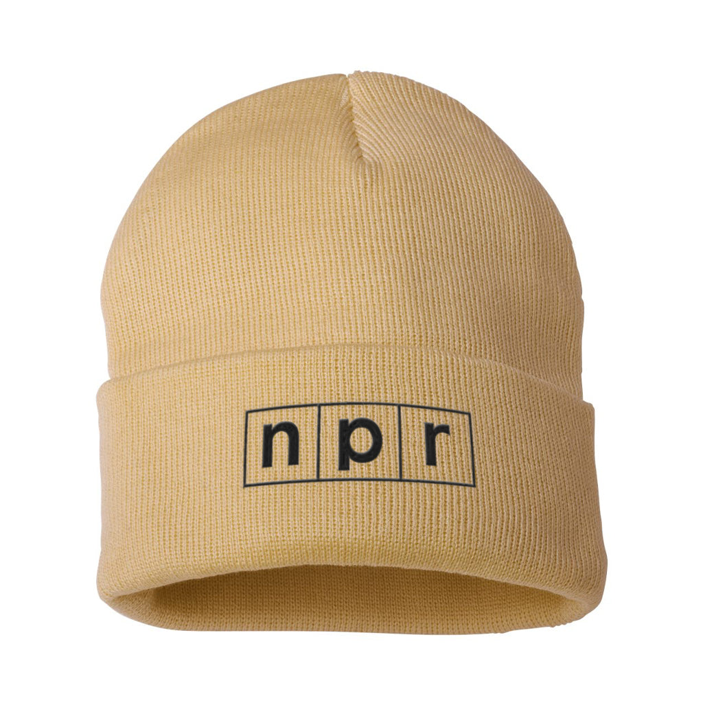 NPR Single-Color Logo Beanie