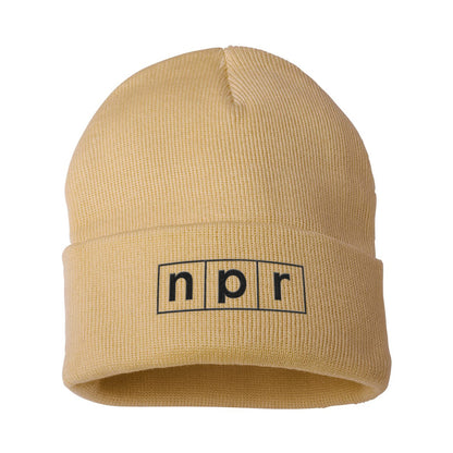 NPR Single-Color Logo Beanie