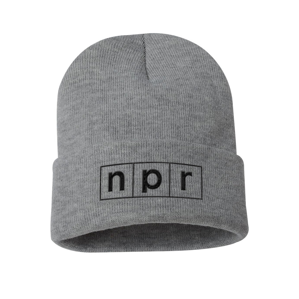 NPR Single-Color Logo Beanie