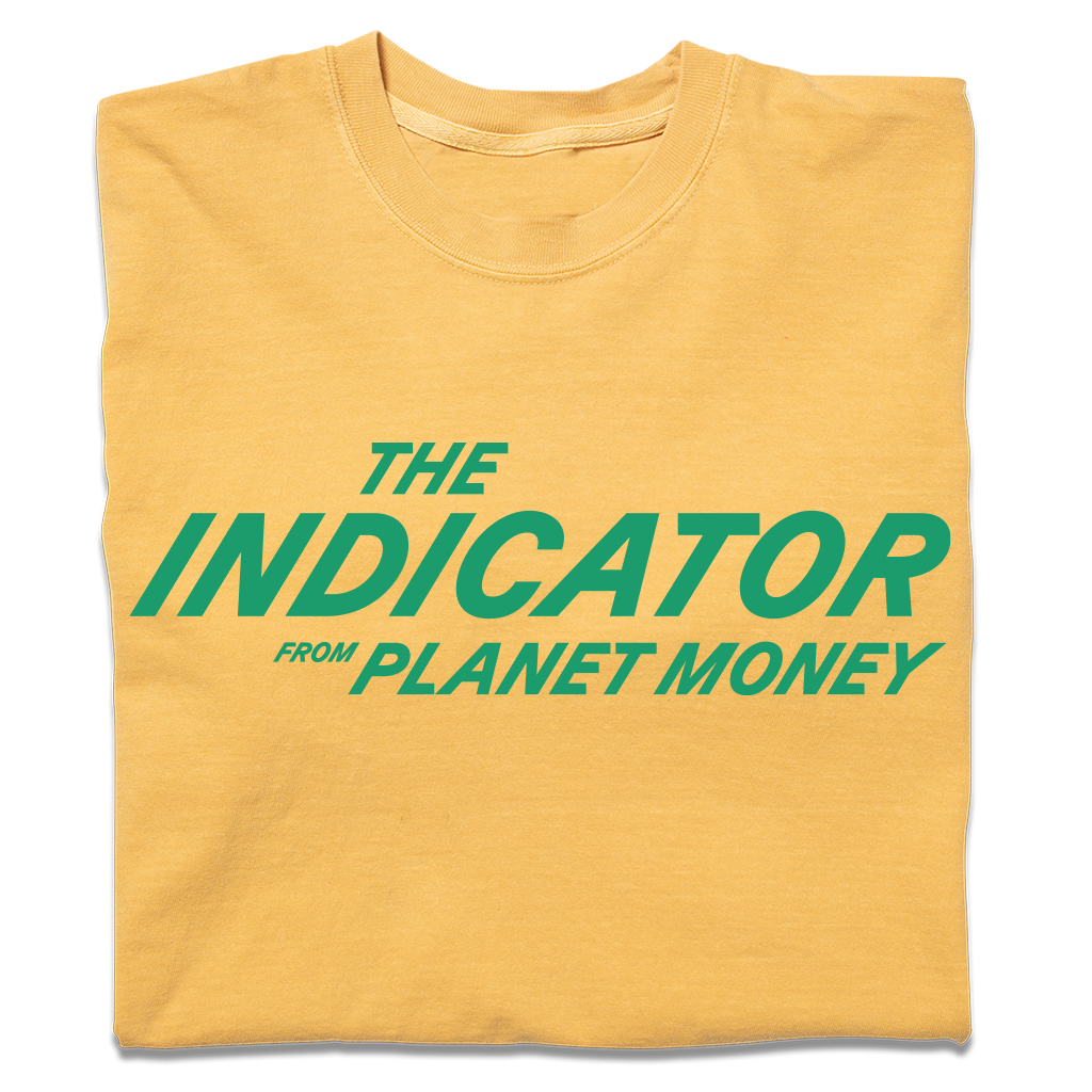 The Indicator from Planet Money Logo Garment-Dyed Shirt