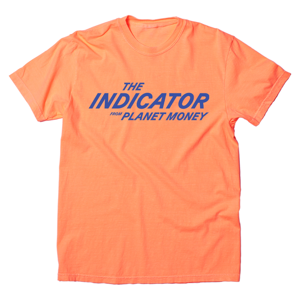 The Indicator from Planet Money Logo Garment-Dyed Shirt