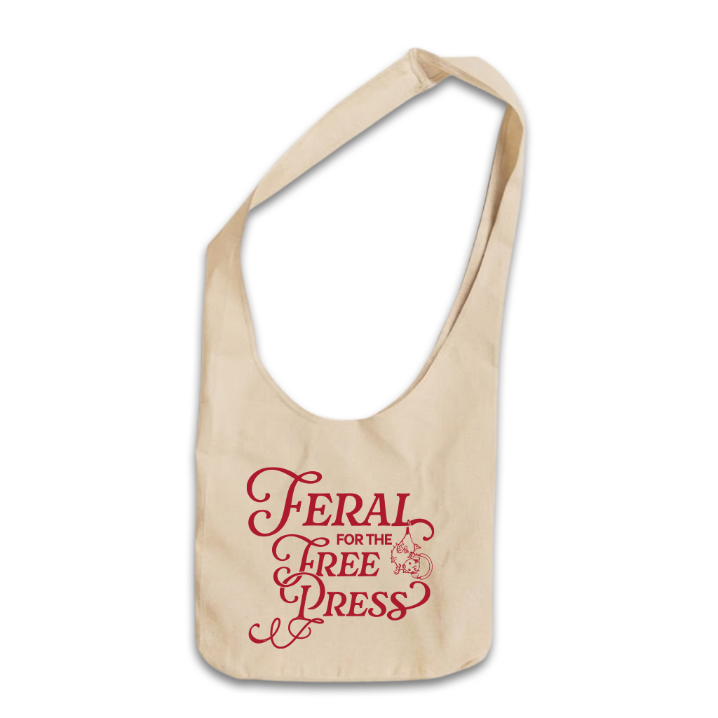Feral For the Free Press Crossbody Tote Bag
