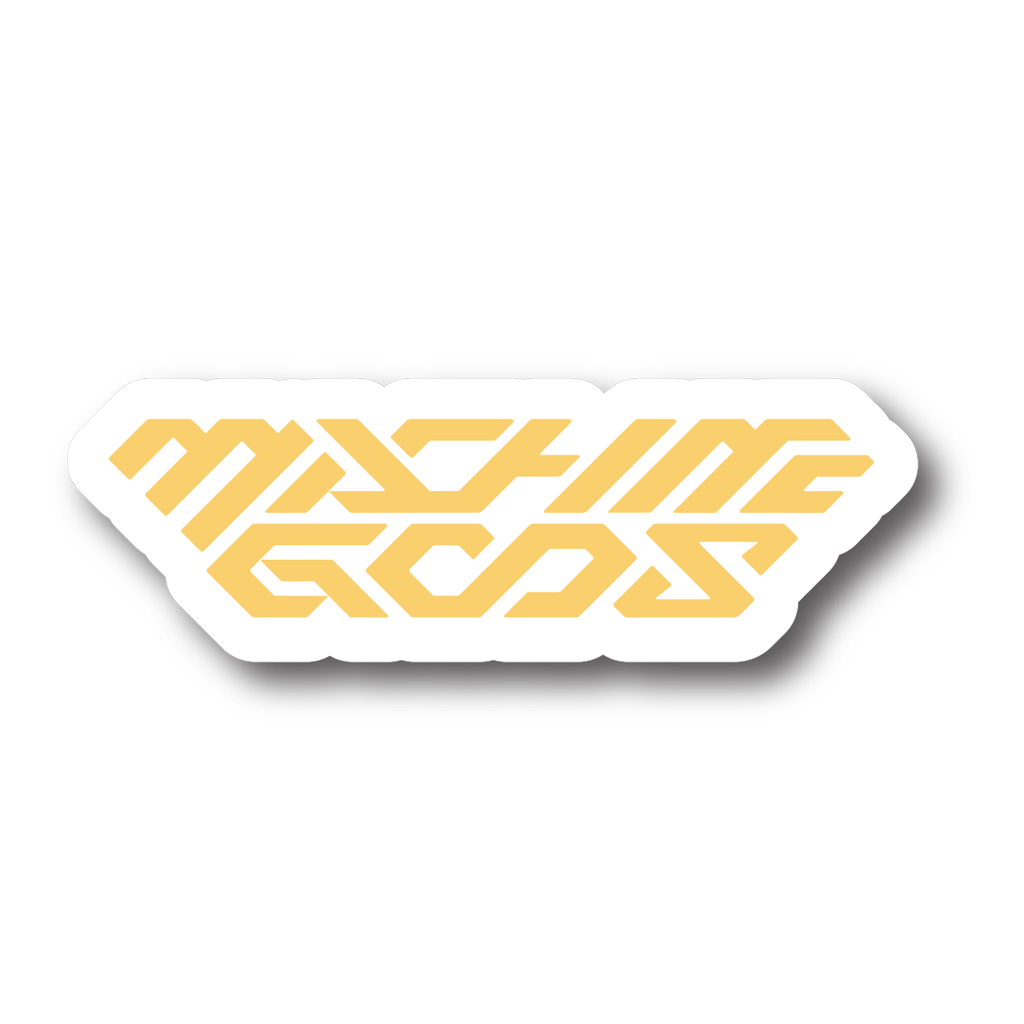 Machine Gods Logo Die-Cut Sticker