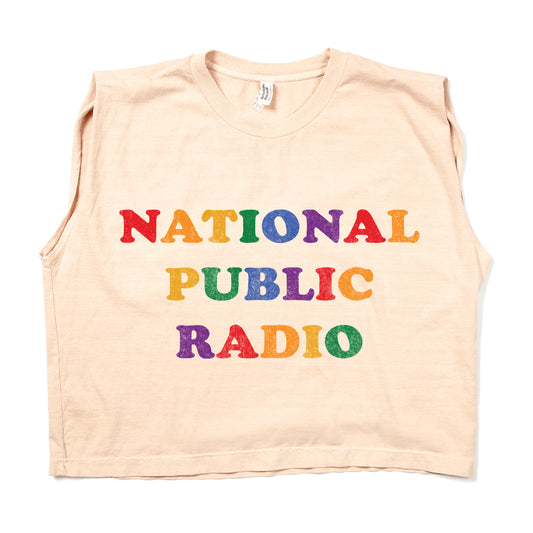 NPR Pride 70s Cooper Muscle Tee