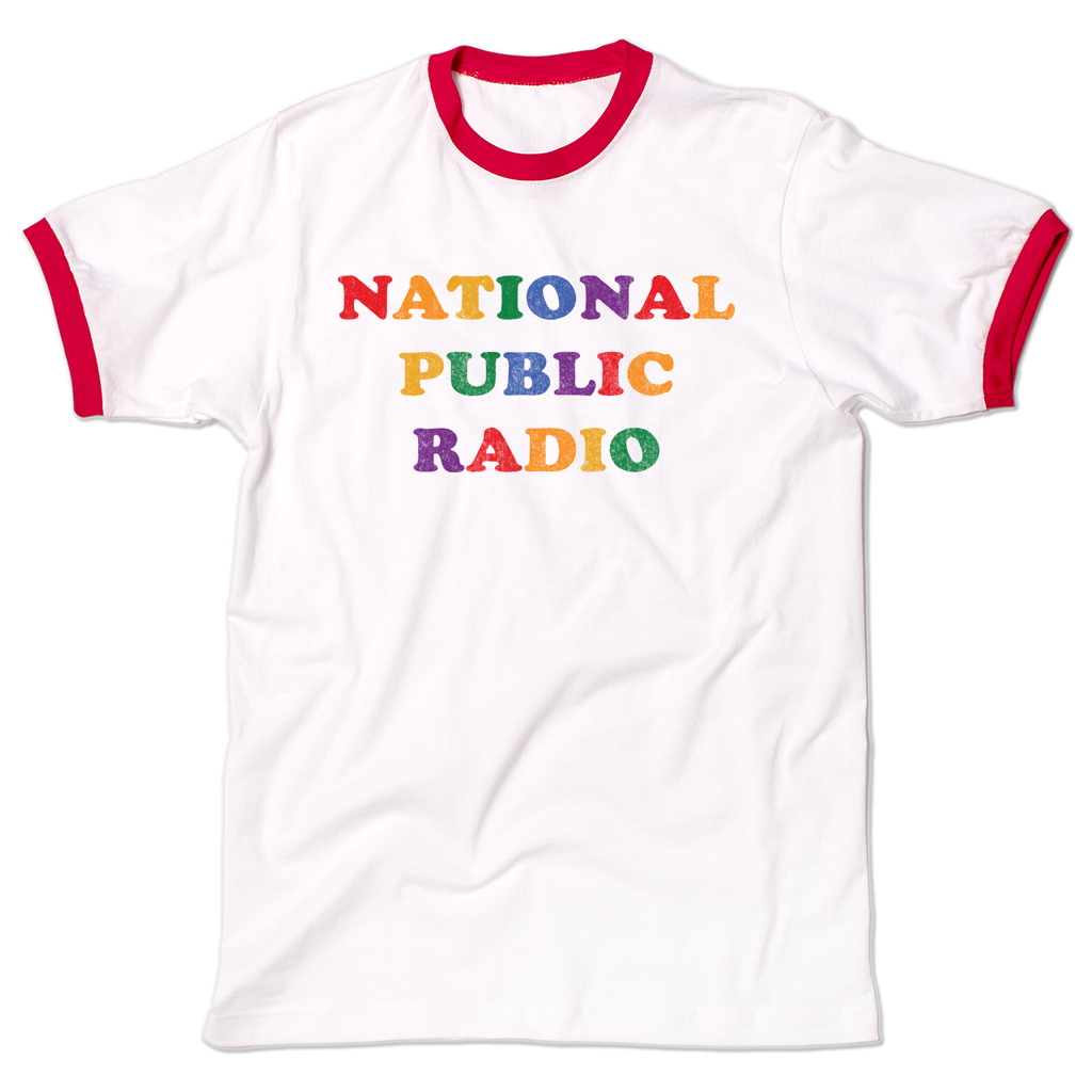NPR Pride 70s Cooper Ringer Tee
