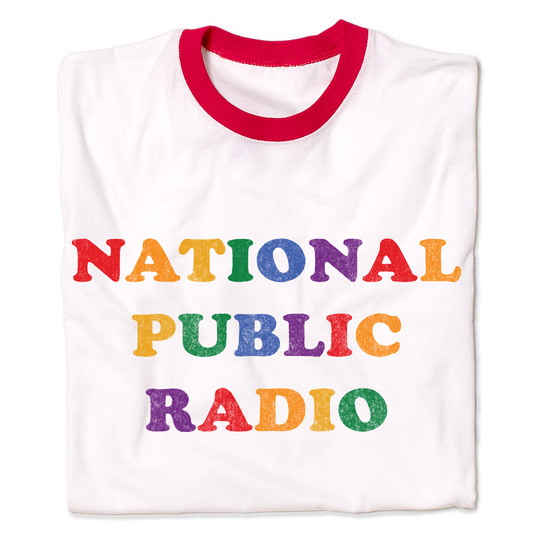 NPR Pride 70s Cooper Ringer Tee