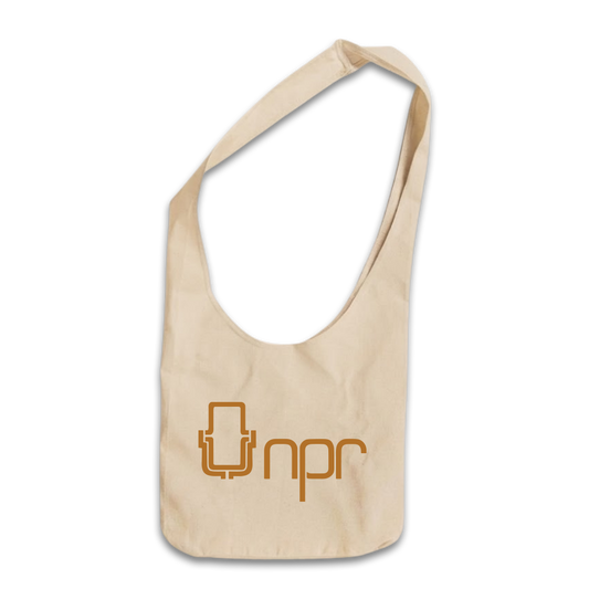 NPR 70s Logo Crossbody Tote Bag