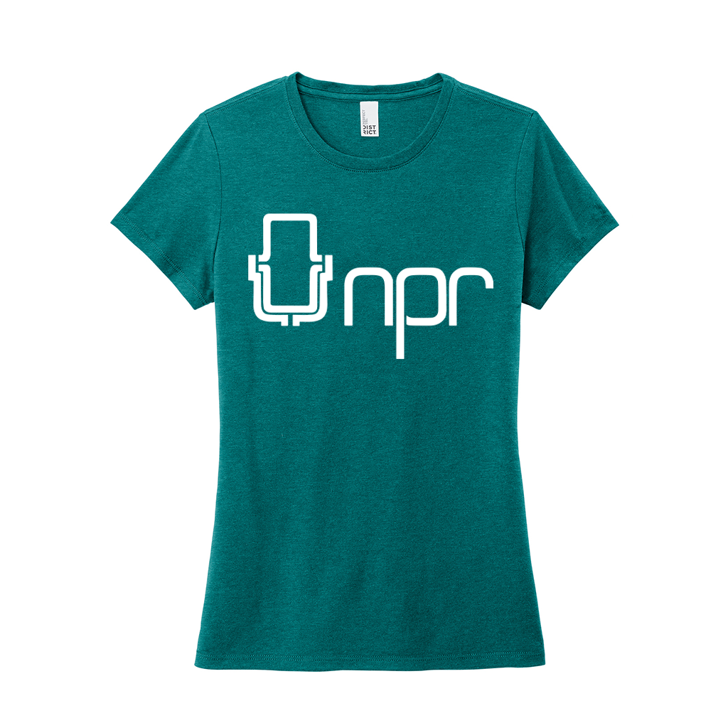 NPR '70s Mic Logo Women's Tri Tee