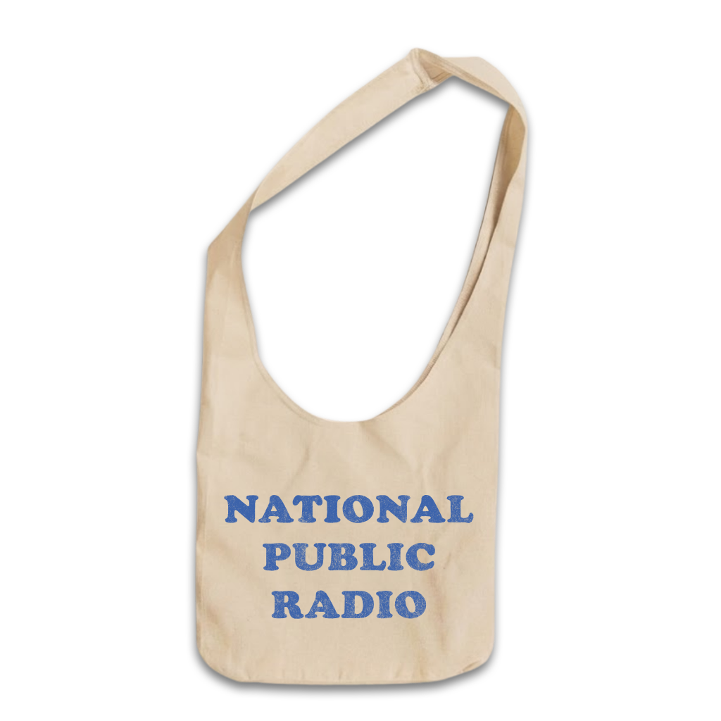 NPR 70s Cooper Logo Crossbody Tote Bag