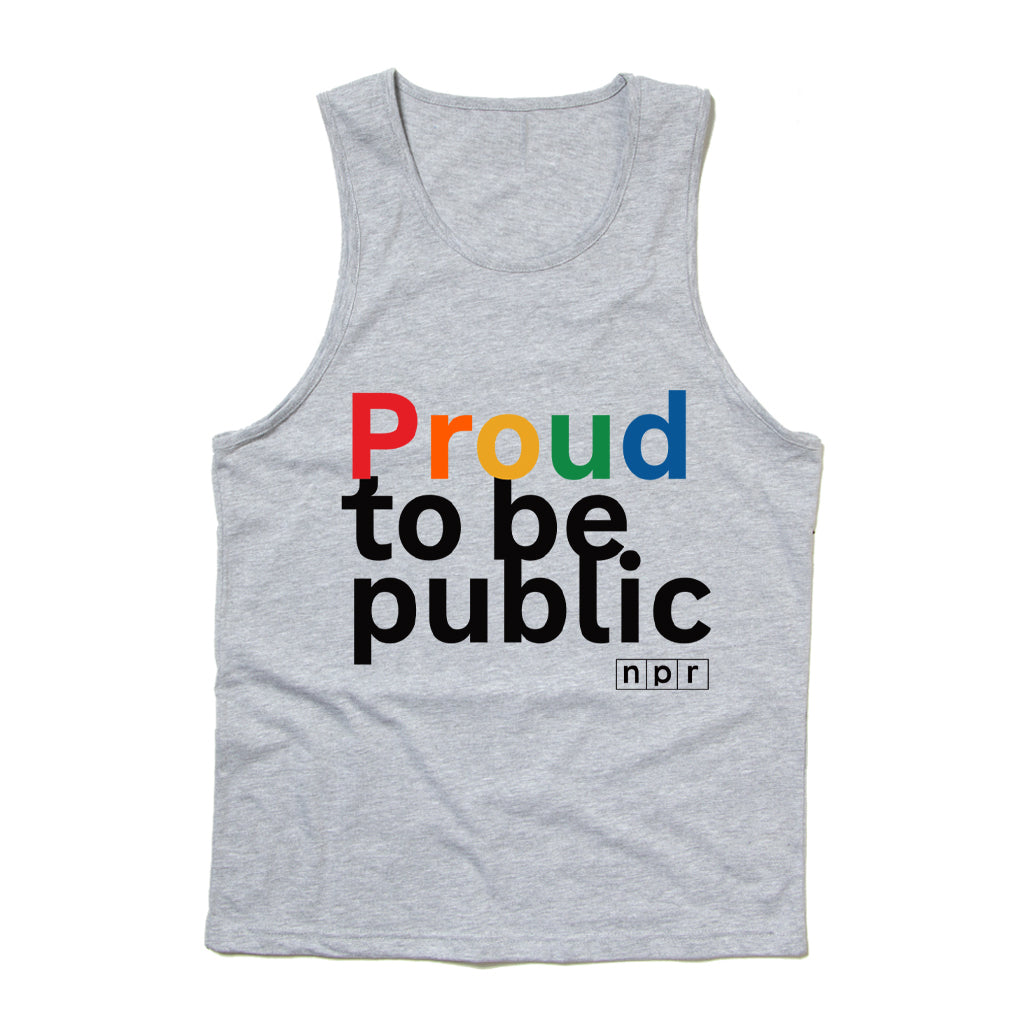 NPR Proud to Be Public Tank Top