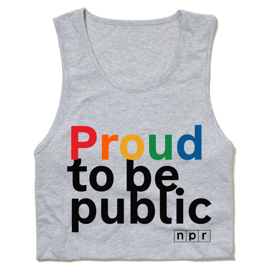 NPR Proud to Be Public Tank Top