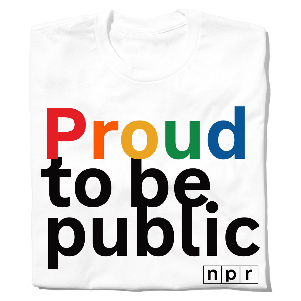 NPR Proud to Be Public Shirt