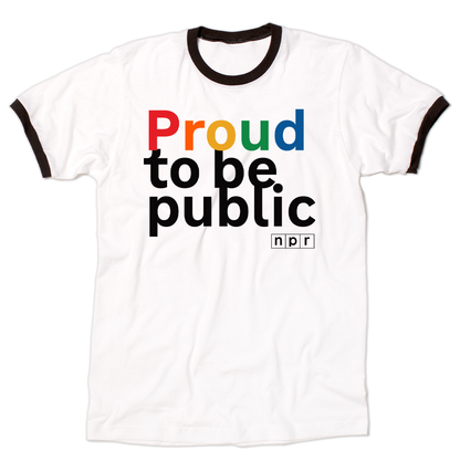 NPR Proud to Be Public Ringer Shirt