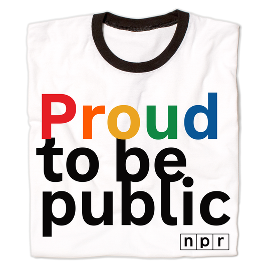 NPR Proud to Be Public Ringer Shirt